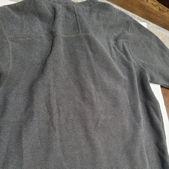 The North Face textured fleece men's pullover size M 1/4zip - Picture 6 of 7